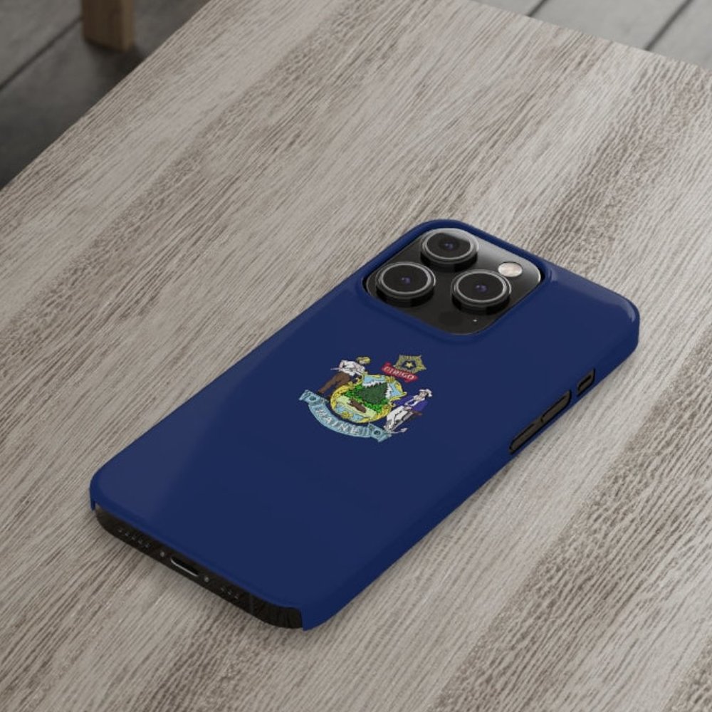 Maine State Flag Phone Case